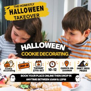 Halloween Cookie Icing 1 Child Ticket 27. & 29.10.26